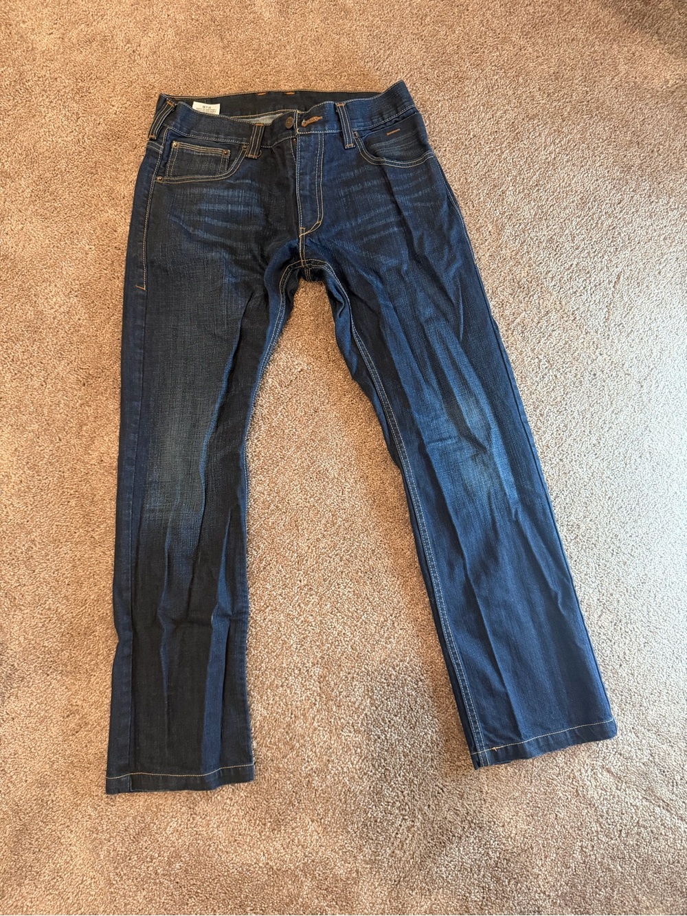 Levi's Men's 514 31 X 30 Original Straight Fit Jeans - Dark Wash